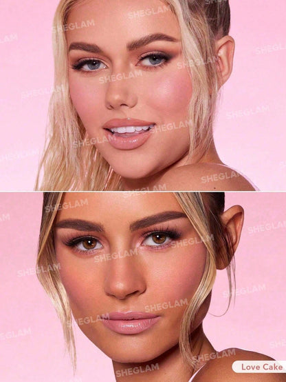 SHEGLAM Color Bloom Liquid Blush - Long Lasting Matte Gel Cream Blush in Love Cake - Highly Pigmented, Lightweight, Perfect for Winter and Y2K Fashion - Ideal Gift for Birthday and Christmas