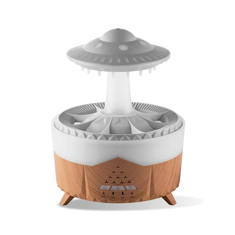 Rain Cloud Humidifier with Remote - Magical Raindrop Diffuser & Mushroom Air Humidifier with Soothing Rain Lamp