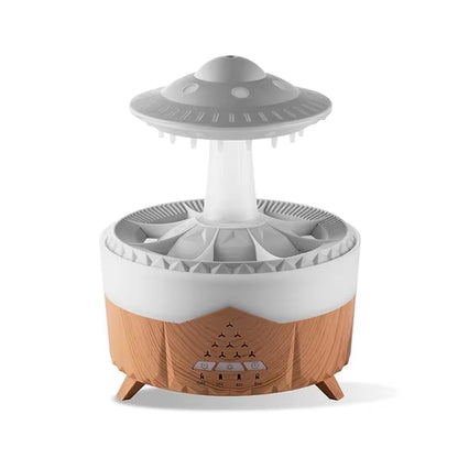 Rain Cloud Humidifier with Remote - Magical Raindrop Diffuser & Mushroom Air Humidifier with Soothing Rain Lamp