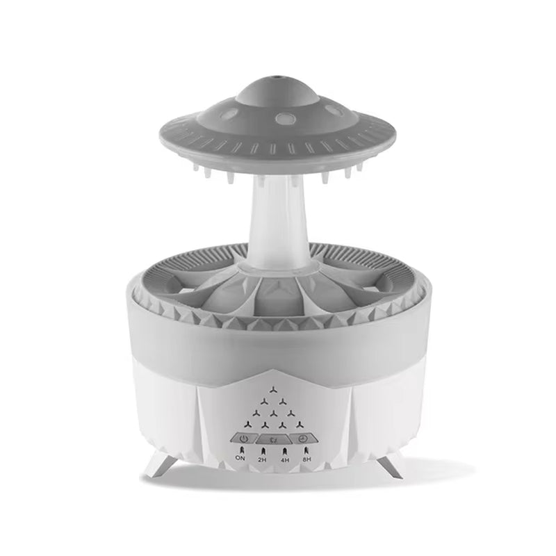 Rain Cloud Humidifier with Remote - Magical Raindrop Diffuser & Mushroom Air Humidifier with Soothing Rain Lamp
