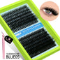 GROINNEYA 3D Faux Mink Cluster Lashes Kit - Achieve Stunning Volume with Wispy Eyelash Extensions
